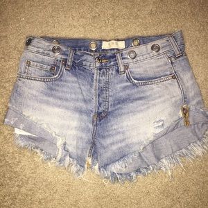 Free People jean shorts - size 27